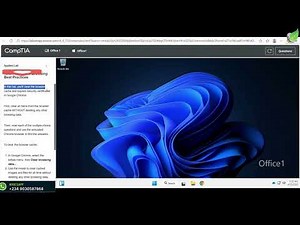 19.3.4 Safe Browsing Best Practices - Comptia Testout lab