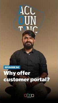 Customer portal benefits #accounting101