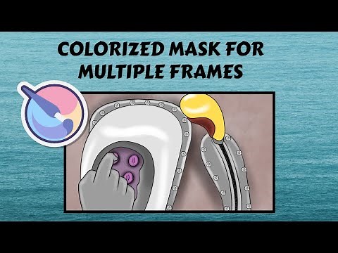 HOW TO USE COLORIZED MASK IN KRITA FOR MULTIPLE ANIMATION FRAMES