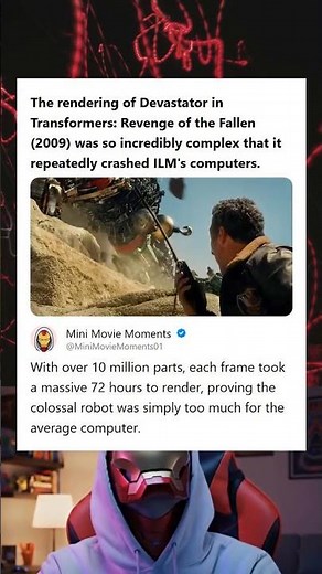 Transformers Revenge of the Fallen 2009 Devastator Rendering 10 Million Parts Crashed ILMs Computers