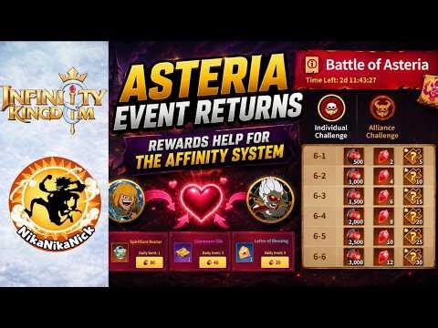 Asteria Event Guide | Affinity Rewards, Shop & Warnings (Infinity Kingdom)