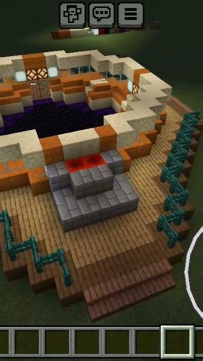 how to make a cool arena in Minecraft #minecraft