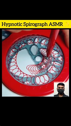 Hypnotic Spirograph ASMR ✨ #satisfying #asmr #spirograph