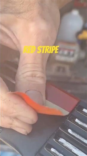 Red stripe technique that actually works #tutorial #diy