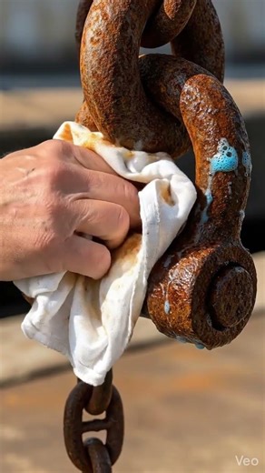 Satisfying Rust Removal from Steel Boat Anchor Shackle | Extreme Rust Cleaning Transformation