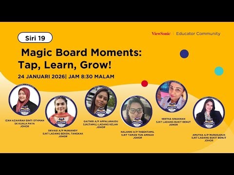 🔴 [LIVE SIRI 19] - PERKONGSIAN AMALAN TERBAIK PENGGUNAAN MVB: MAGIC BOARD | TAP, LEARN & GROW