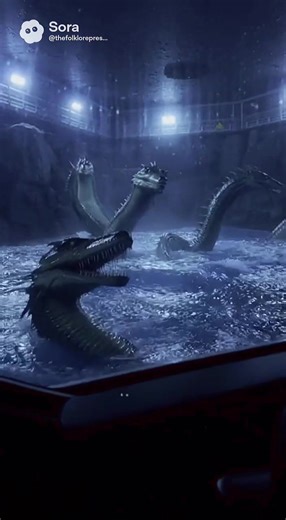 Containment Log: Scylla Origin: Greek mythology Traits: six-headed sea monster, lurking near cliffs, carnivorous Threat Profile: Scylla is feared not only for her multiple snapping heads but for her cunning hunting of unsuspecting prey in narrow waters. Folklore warns that those who encounter her may be seized and devoured before they can escape. Visitors are reminded to remain inside the vehicle at all times. #horrortok #creepytok #folklore #mythology #scylla