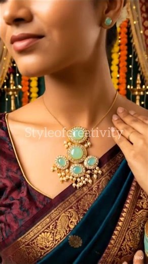 Kundan necklace #styleofcreativity #ytshorts #youtubeshorts #diynecklace