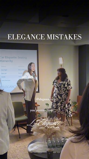 Never make this elegance mistake If you’ve ever dreamed of becoming truly elegant, not just in one area of life, but in the way you walk, speak, move and are perceived, but don't know where to begin or how to fully refine yourself - this is for you. I've created a truly special Online Program: The Elegance Refinement Mentorship This is my premium 8-week live online program, where I teach elegance from A–Z: from heels training and romantic presence to business etiquette and executive body languag