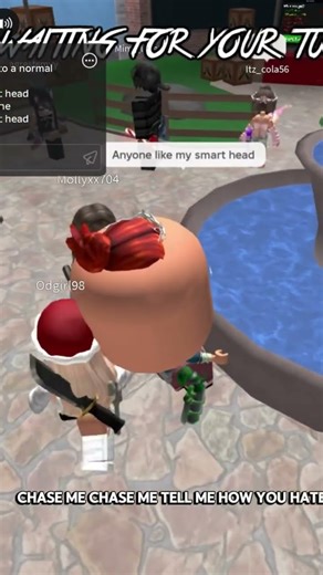 They did not like my smart head #smarthead #roblox #helpmemakethismakesense #mm2 #bighead