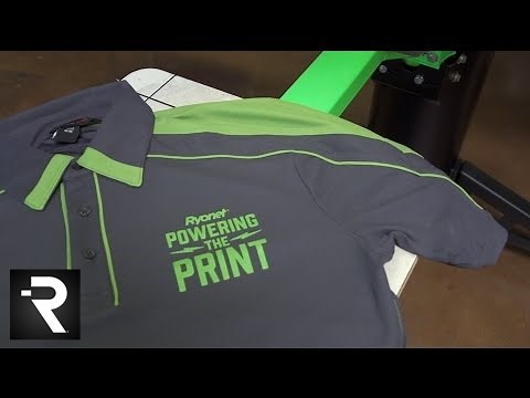 How To Screen Print on Ink-Thirsty Performance Polo Shirts
