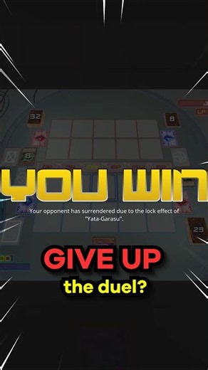 Forcing the opponent to GIVE UP in Yu-Gi-Oh video games!