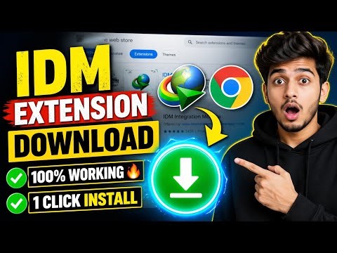 IDM Extension Setup for YouTube Downloads | IDM Integration Module Fix