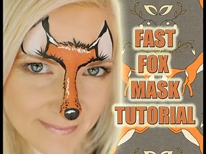 EASY Fox Face Painting Makeup Tutorial