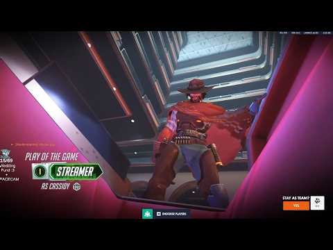 POTG - IDDQD INSANE CASSIDY | OVERWATCH SEASON 1 TOP 500