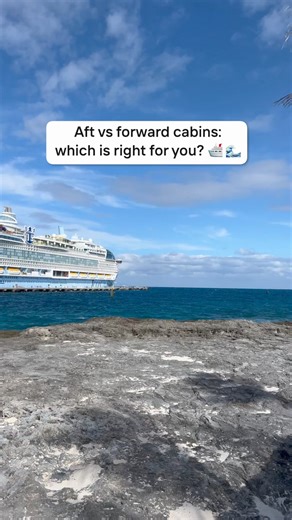 85K views · 273 reactions | ⚓️ Aft or Forward? Let's weigh the perks! From stunning views to easy access, discover which cabin suits your cruising style best. #cruisecritic #cruiseaddict #cruiseship #cruisetravel #cabin | Cruise Critic | Facebook