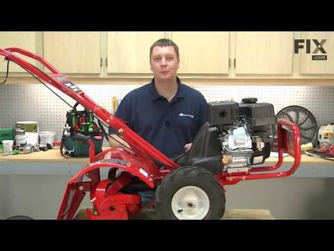 Troy-Bilt Garden Tiller Repair – How to replace the Throttle Linkage Spring