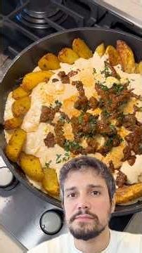 Beef strips with cheese cream and potatoes from @raphaelcamposo