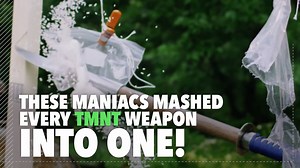 These Teenage Mutant Ninja Turtles sure know how to use a weapon! | AWE me