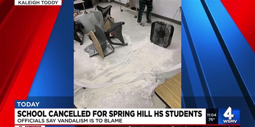 School canceled for Spring Hill HS students after vandalism