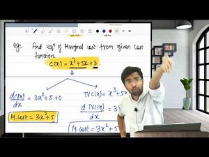 Basic applications of Differential and Integral Calculus Video Lecture | Quantitative Aptitude for CA Foundation