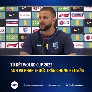 163K views · 3.3K reactions | ⚽️ Cuộc đối đầu giữa Pháp và Anh ở vòng tứ kết World Cup 2022 được nhiều người hâm mộ đánh giá là trận chung kết sớm của giải khi cả 2 đội đều đang có phong độ cao và là những hàng công ghi nhiều bàn thắng nhất kể từ đầu giải. #truyenhinhvov #vovtv #worldcup2022 #francevsengland #phapanh | Truyền hình Đài Tiếng nói Việt Nam - VOVTV | Facebook