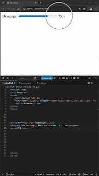 The HTML PROGRESS tag #tutorial #html