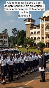 A kind teacher helped a Poor Student pay his school fees years later he came back to change his life