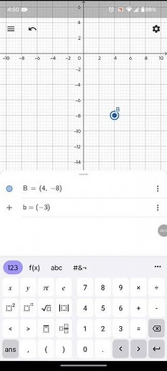 27) Traslación de un punto según un vector con Geogebra. #geométricamente #matematica