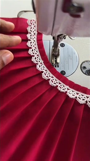 Cute Lace Designs for Girl’s Outfits 😍🧵 #DIYFashion #Craft #Style