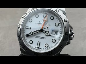 Rolex Explorer II Polar 42mm 216570-0001 - Rolex Certified Pre-Owned Review