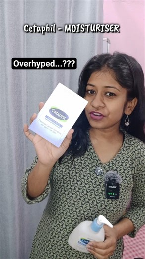 Testing Cetaphil moisturiser - Worth it OR waste of money ?? 💸🤔 #shorts