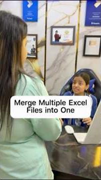 Merge Multiple Excel Files into One✅