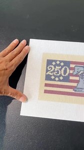 250th Birthday Liberty Bell American Flag Needlepoint Canvas - Etsy