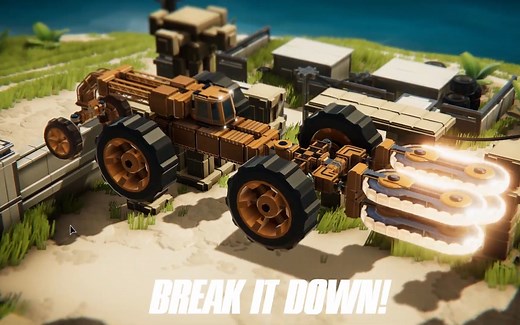 全新独立游戏《毁灭工具》融入高等物理摧毁系统的载具组装沙盒游戏(Instruments of Destruction)