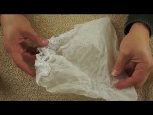 Tissue Paper Crinkle, Crumple, Crush - ASMR