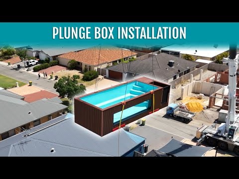Plunge Box Window Installation | Villa Plunge Pools