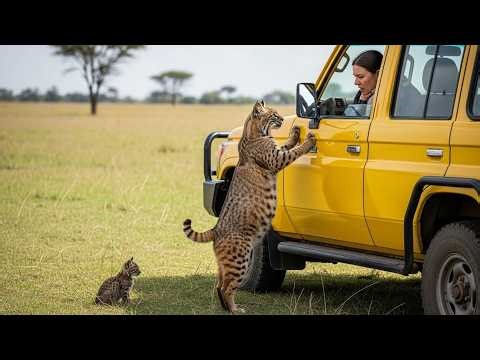 Rescuers Found a Pregnant Bobcat With Her Kitten — You Won’t Believe What Happened!