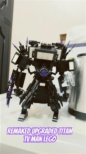 Upgraded titan tv man lego