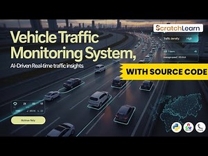 Vehicle Traffic Monitoring System using Python | OpenCV + Deep Learning Project + Source Code