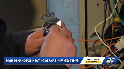 HVAC companies see high demand for heating repairs with frigid temperatures