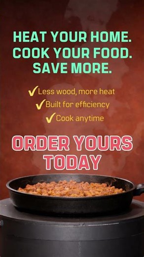 🔥 Heat & Cook at the Same Time | Rocket Heater Cooking Series