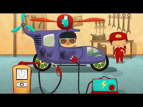 Ein Hubschrauber Auto 🚁+🚗 Meine kleine Werkstatt (#2) - Kinderspiele Stars
