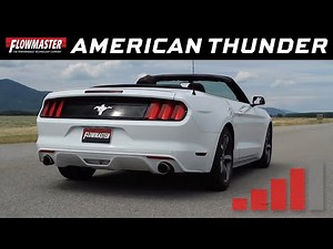 2015-20 Ford Mustang 2.3L, 3.7L - American Thunder Axle-back Exhaust 817748