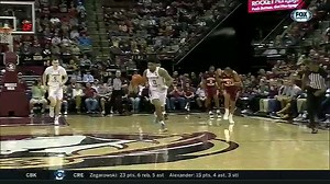 Williams follows the miss for an FSU slam