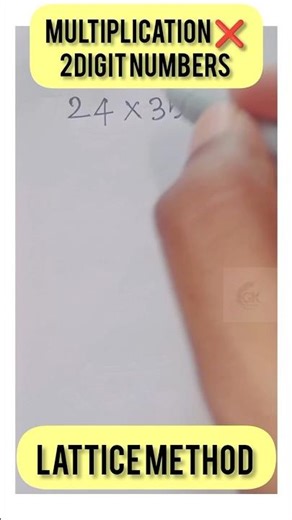 Multiply Faster with LatticeMethod!🧠✨;Why didn't they teach this in school?;Easy Multiplication Hack