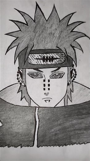 Pain-“Feel the Pain” ✨🔥Pencil Sketch | Naruto Anime Drawing#pain #narutosketch#animeeart#mangaedit
