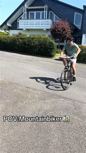POV: Mountain Biker on the Trail