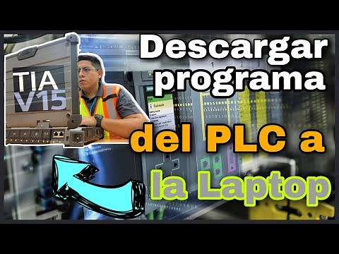 Como descargar el programa del PLC a la Laptop con TIA Portal | How to upload program in TIA Portal