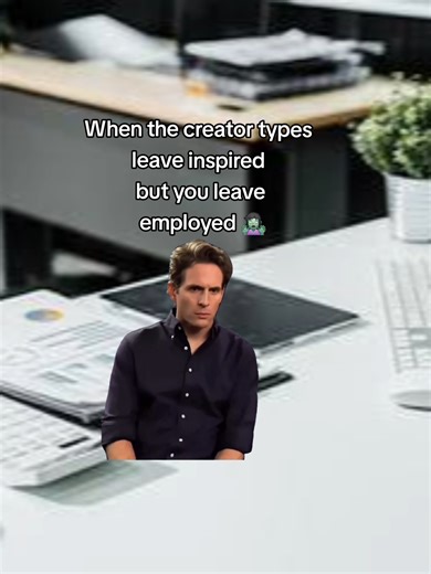 Employee Type: The Creator #worklife #hustle #humor #meme #fyp